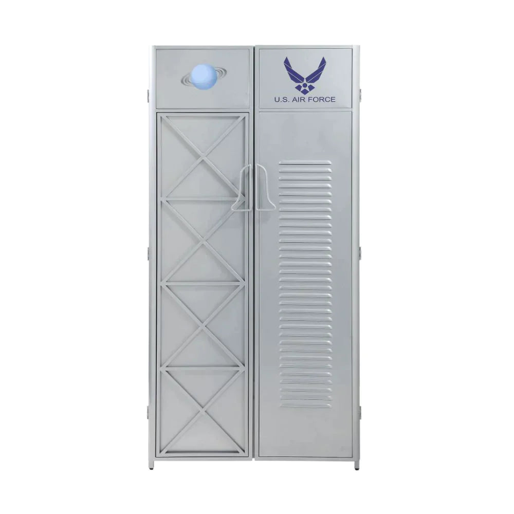 Aeronautic Silver Wardrobe Model 36102 By ACME Furniture