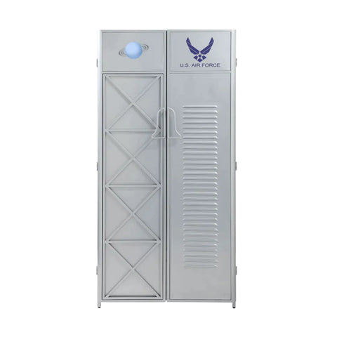 Aeronautic Silver Wardrobe Model 36102 By ACME Furniture