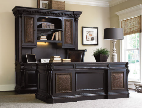 Hooker Furniture Home Office Telluride Computer Credenza Hutch