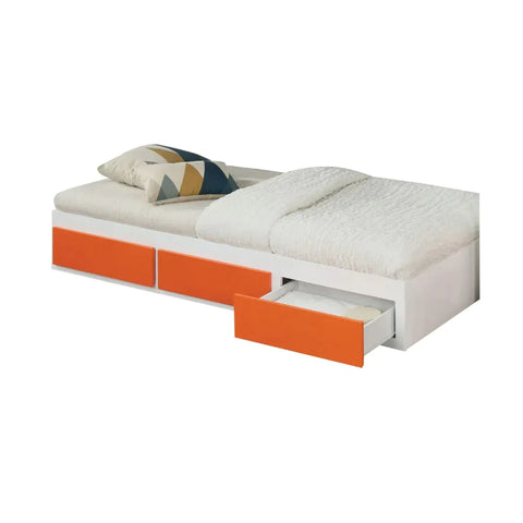 Lawson White & Orange Trundle Model 37465 By ACME Furniture