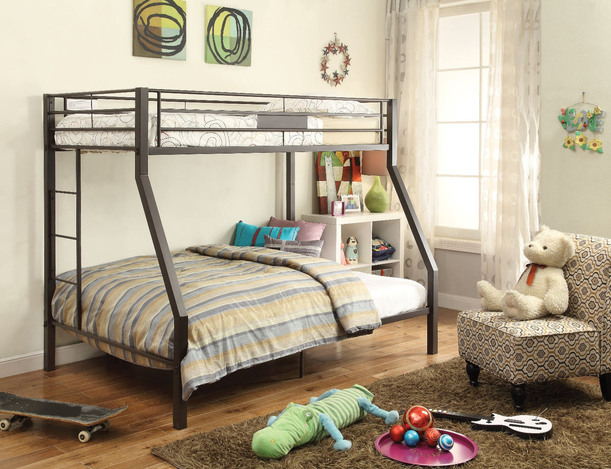 ACME Limbra Sandy Brown Finish Limbra Bunk Bed Model 37510