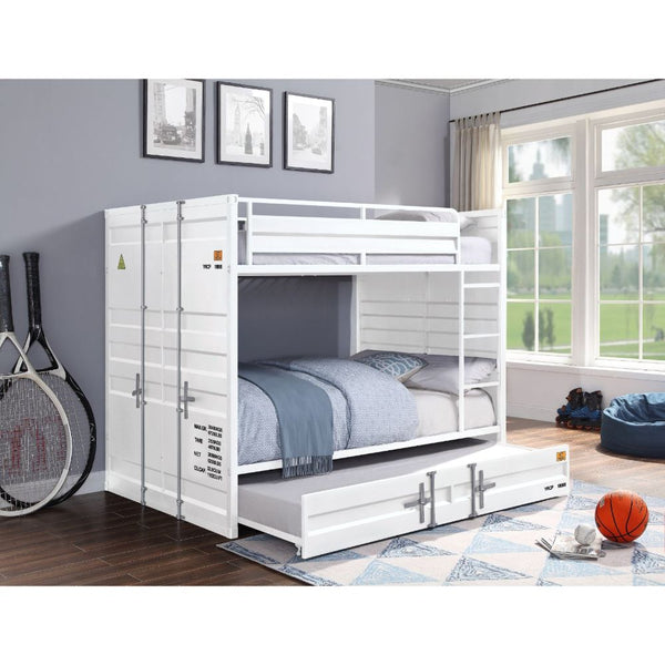 ACME Cargo White Finish Cargo Bunk Bed Model 37885 – Caviani