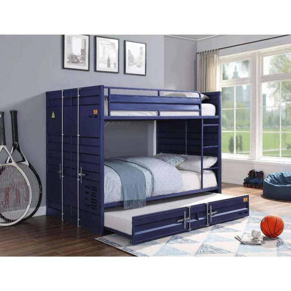 Cargo Blue Bunk Bed Model 37905 By ACME Furniture
