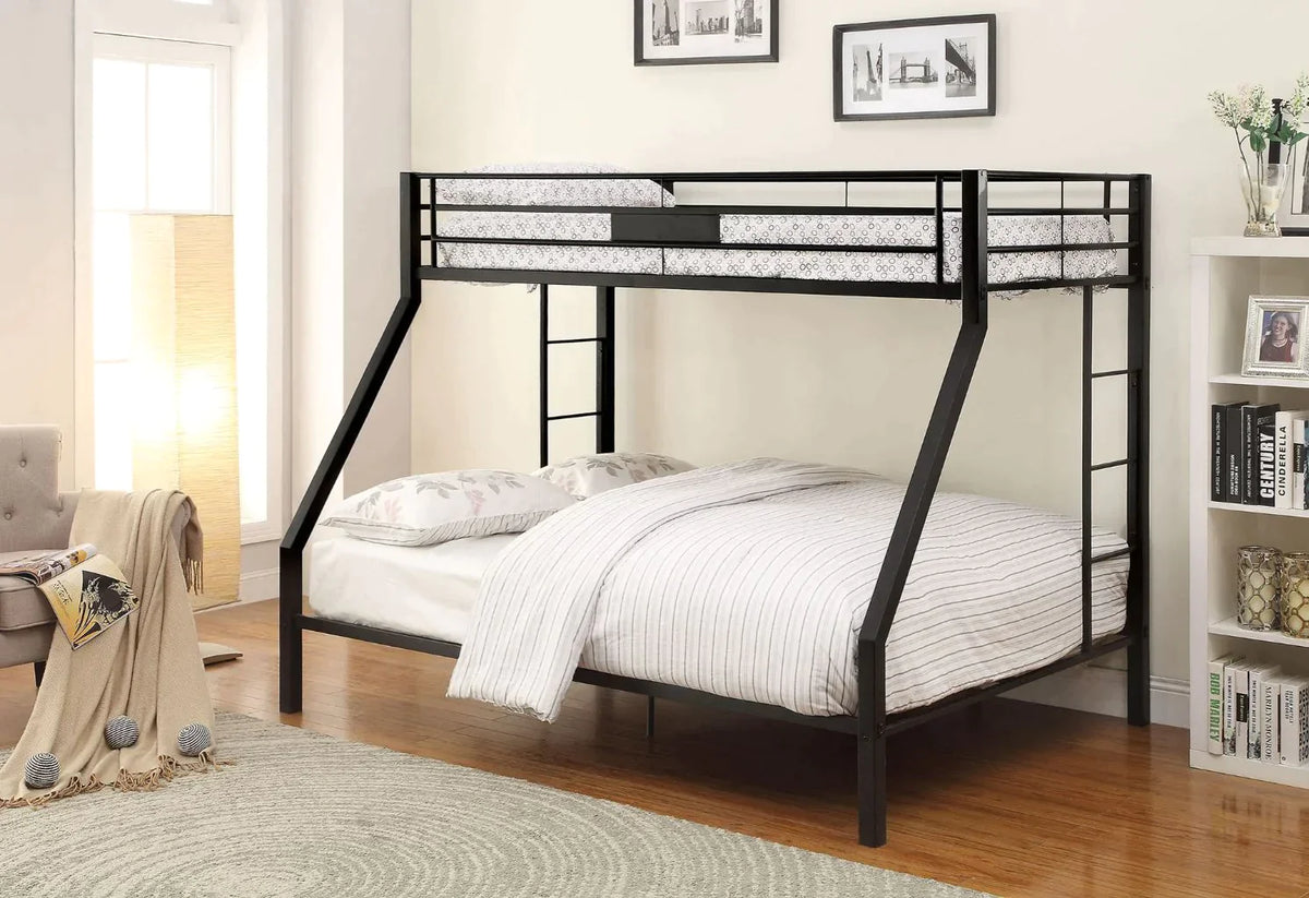 Limbra Sandy Black Twin XL/Queen Bunk Bed Model 38000 By ACME Furniture