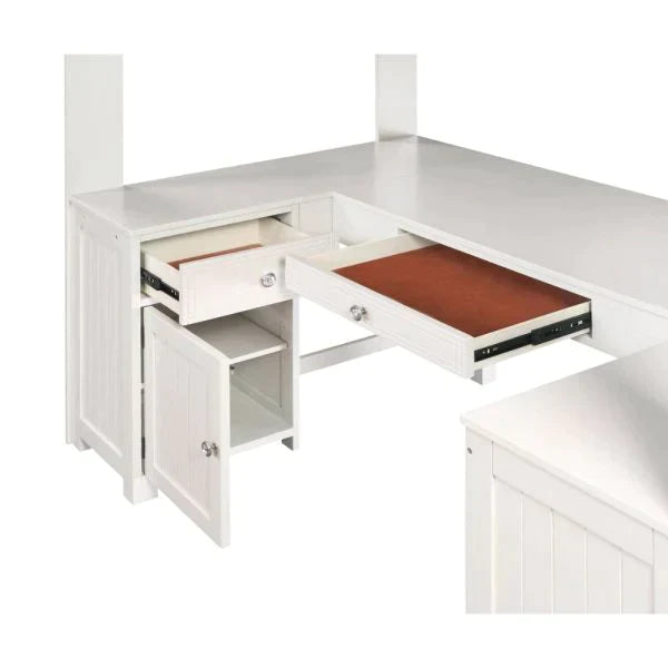 Ambar Light Gray Loft Bed Model 38065 By ACME Furniture