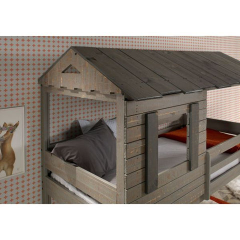 Darlene Rustic Gray Twin/Twin Bunk Bed Model 38140 By ACME Furniture