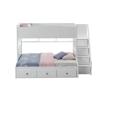 Meyer White Twin/Full Bunk Bed Model 38150 By ACME Furniture