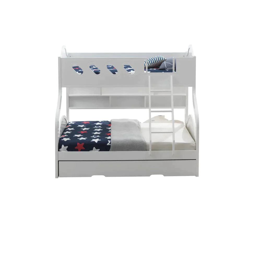 Grover White Twin/Full Bunk Bed Model 38160 By ACME Furniture