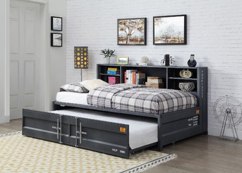 ACME Cargo Gunmetal Finish Cargo Daybed Model 38270