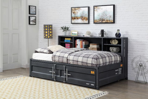 ACME Cargo Gunmetal Finish Cargo Daybed Model 38270