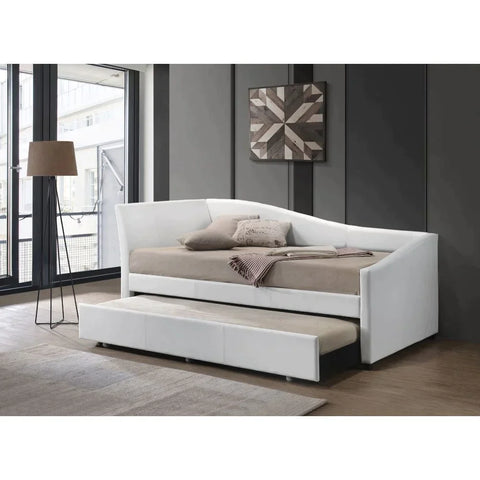 Jedda White PU Daybed Model 39400 By ACME Furniture