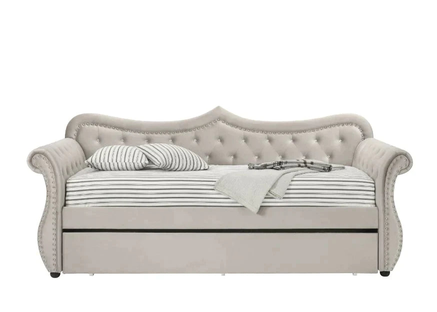 Adkins Beige Linen Daybed Model 39430 By ACME Furniture