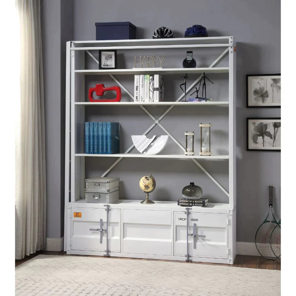 Cargo White Bookshelf Model 39882 By ACME Furniture