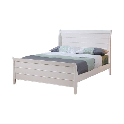 Coaster Selena Full Sleigh Platform Bed Buttermilk Model 400231F