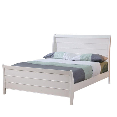 Coaster Selena Full Sleigh Platform Bed Buttermilk Model 400231F