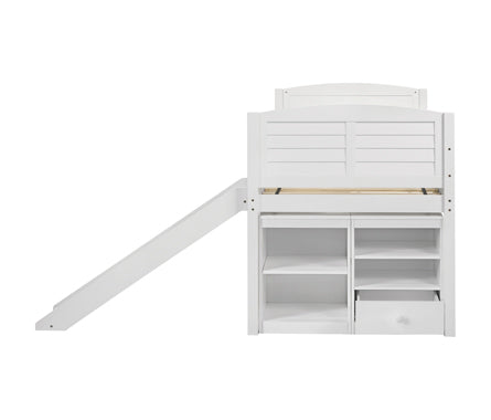 Coaster Millie Twin Workstation Loft Bed White Model 400330T