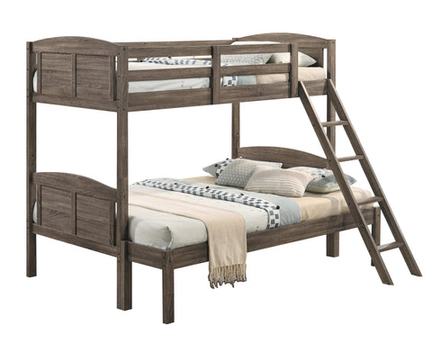 Coaster Flynn Twin over Full Bunk Bed Weathered Brown Model 400809