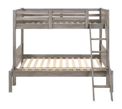 Coaster Ryder Twin over Full Bunk Bed Weathered Taupe Model 400819