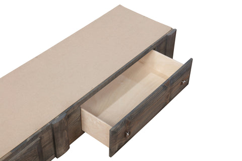 Coaster Wrangle Hill 2-drawer Under Bed Storage Gun Smoke Model 400832