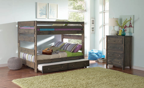 Coaster Wrangle Hill 2-drawer Under Bed Storage Gun Smoke Model 400832