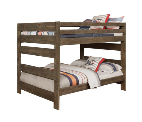 Coaster Wrangle Hill Full over Full Bunk Bed Gun Smoke Model 400833