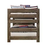 Coaster Wrangle Hill Full over Full Bunk Bed Gun Smoke Model 400833