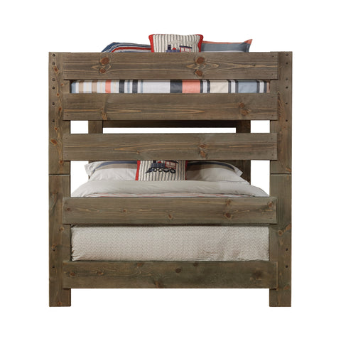 Coaster Wrangle Hill Full over Full Bunk Bed Gun Smoke Model 400833