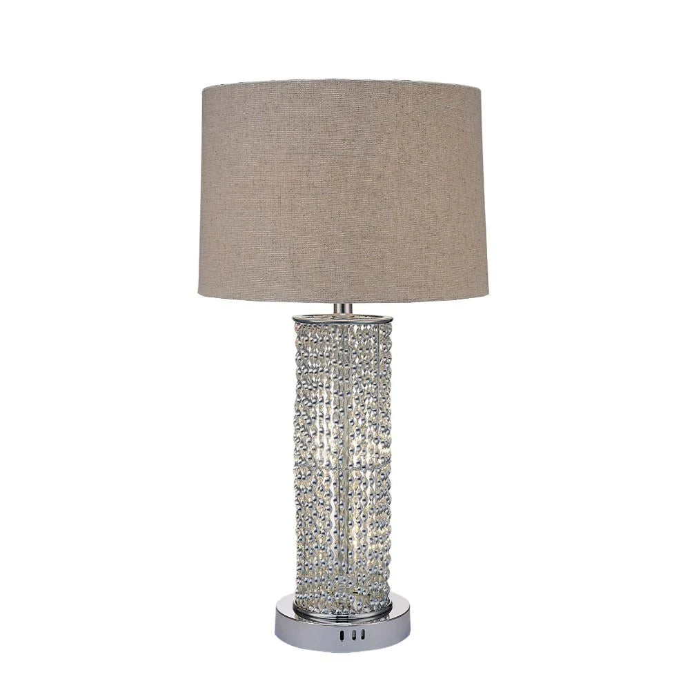 Britt Chrome Table Lamp Model 40121 By ACME Furniture