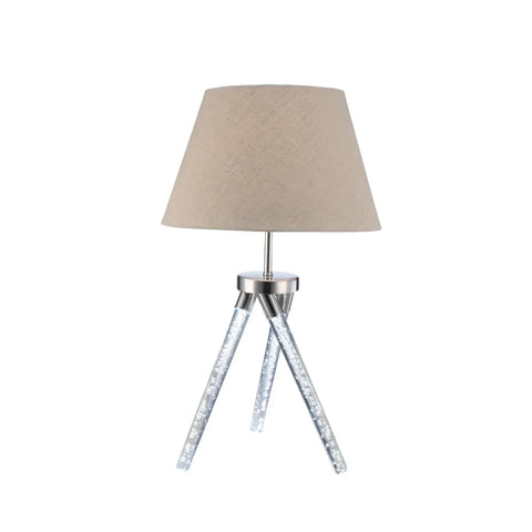 Cici Chrome Table Lamp Model 40133 By ACME Furniture