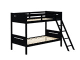 Coaster Littleton Littleton Twin/Twin Bunk Bed Black Model 405051BLK