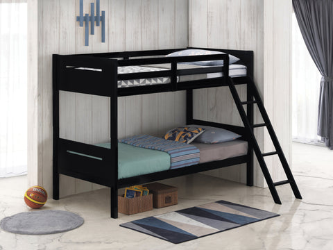 Coaster Littleton Littleton Twin/Twin Bunk Bed Black Model 405051BLK