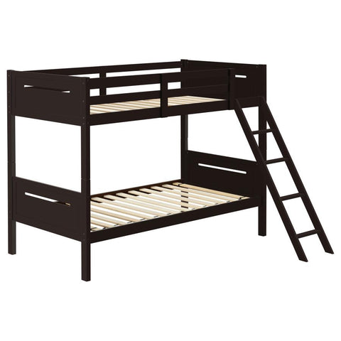 Coaster Littleton Littleton Twin/Twin Bunk Bed Espresso Model 405051BRN
