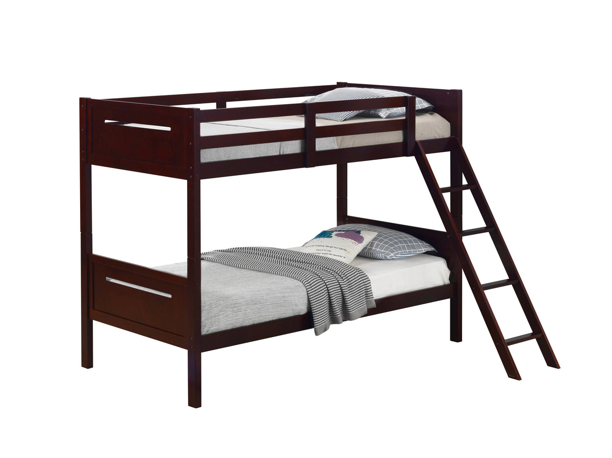 Coaster Littleton Littleton Twin/Twin Bunk Bed Espresso Model 405051BRN