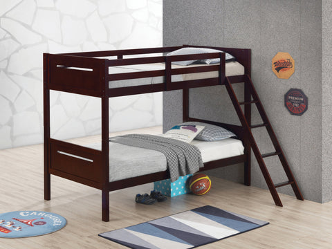 Coaster Littleton Littleton Twin/Twin Bunk Bed Espresso Model 405051BRN