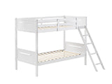 Coaster Littleton Twin/Twin Bunk Bed White Model 405051WHT
