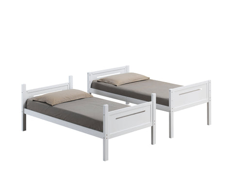 Coaster Littleton Twin/Twin Bunk Bed White Model 405051WHT