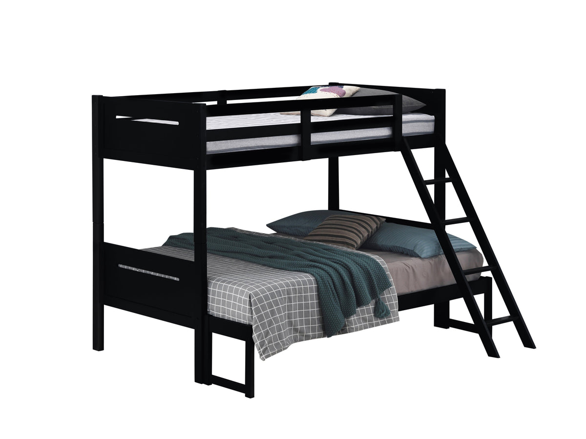 Coaster Littleton Littleton Twin/Full Bunk Bed Black Model 405052BLK
