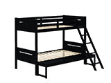 Coaster Littleton Littleton Twin/Full Bunk Bed Black Model 405052BLK