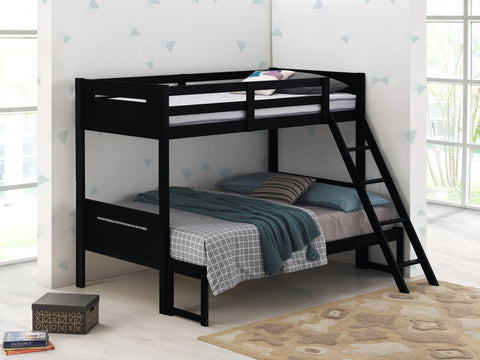 Coaster Littleton Littleton Twin/Full Bunk Bed Black Model 405052BLK