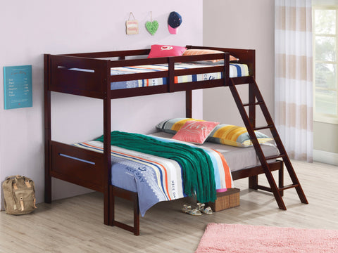 Coaster Littleton Littleton Twin/Full Bunk Bed Espresso Model 405052BRN