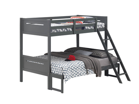 Coaster Littleton Twin/Full Bunk Bed Grey Model 405052GRY