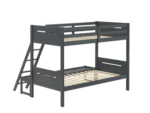 Coaster Littleton Twin/Full Bunk Bed Grey Model 405052GRY