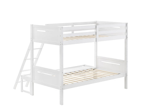 Coaster Littleton Twin/Full Bunk Bed White Model 405052WHT