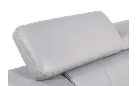 415 DivanItalia Light Gray Sofa and Loveseat Set – Top Grain Italian LeatherModel:  415-LIGHT_GRAY-S