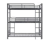 Coaster Maynard Metal Triple Twin Bunk Bed Gunmetal Model 422670
