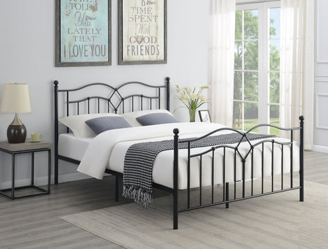 Coaster Klossen Metal Queen Bed Black Model 422763Q