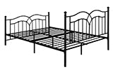 Coaster Klossen Metal Queen Bed Black Model 422763Q
