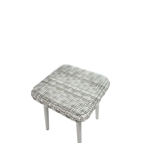 Tashay Green Fabric & Beige Wicker Patio Bistro Set Model 45005 By ACME Furniture
