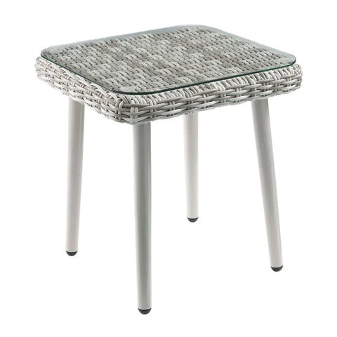 Tashay Green Fabric & Beige Wicker Patio Bistro Set Model 45005 By ACME Furniture
