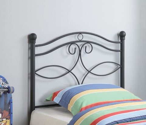 Coaster Callie Twin Metal Headboard Matte Black Model 450102T
